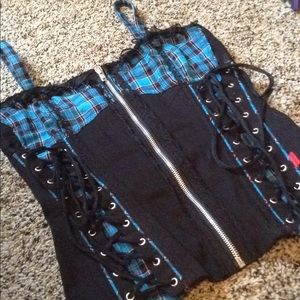 Plaid Tripp Corset (S)